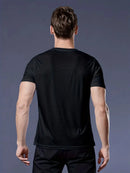 Kit 10 Camisetas Masculinas Dry Fit Preta Secagem Rápida Respirável para Academia e Corrida