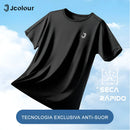 Camiseta Esportiva Masculina Dry Fit Respirável e Elástica Secagem Rápida